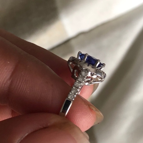 14K white gold ring - Picture 7 of 8